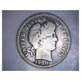 1900 Barber Dime