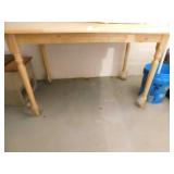 IN BASEMENT Wood Table
