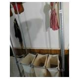 Laundry Center - bags, clothespins, rack