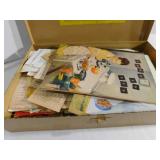 Metal Box labeled 'Grandma's Recipes'