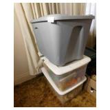 Tubs of Plush Toys, mostly Bears, various brands