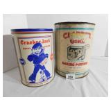Tins - Clabber Girl, Cracker Jack