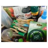 Yard/Garden Items - gloves, netting, sprinkler