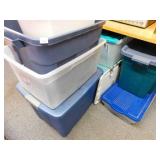 Empty Tubs, some w/ Lids (7+)