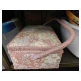 Shelf of Sewing Supplies