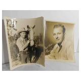 Photos- Bing Crosby, Roy Rogers & Trigger