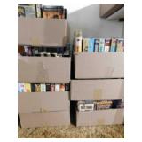VHS Tapes, variety - Western, hunting (7 boxes)