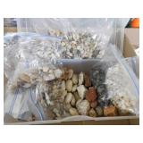 Rock Collection, gathered in bags