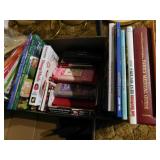 Books - some cookbooks  (1 box, 1 bag)