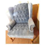 Blue Wing Chair
