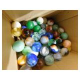 Marbles in 5' x 4' x 3' box, partially full