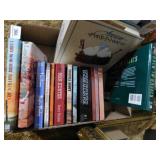 Books, variety, some Western fiction (1 box)