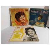 Record Albums- Patsy Cline (2), Kitty Wells