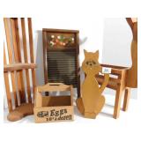 Wood Decor Pieces (5)