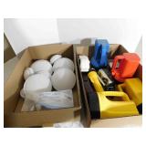 LED Tap Lights, Flashlights, Radio (2 boxes)