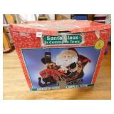 Animated Christmas Santa Scene, in box
