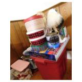 Christmas/Holiday Items, Train, Storage, Etc.