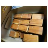 Small Cedar Boxes, Other Items (2 tubs)