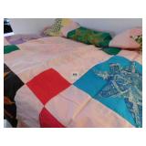 Pieced Quilt Top, star pattern