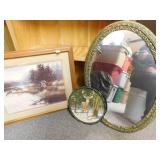 Julie Crocker Framed Art, Mirror, Deer Art (3)