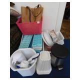 Variety Lot- Bag, Ice Cube Makers, Plasticware