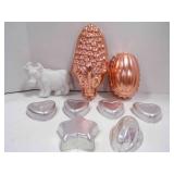 Mixed Lot of Bread and Cookie Molds