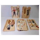 5 OLD Simplicity Patterns, NOT GREAT Condition