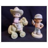 Precious Moments "Happy Trails" and "I