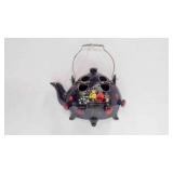 Vintage Japanese Themed Ceramic Wall Pocket