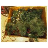 2 Different Kinds Faux Lighted Garland, Some are
