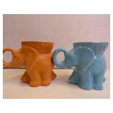 1980 Frankoma GOP Terra Cotta Elephant Mug