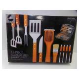 NEW Chefs Basics 18 Piece Stainless Steel BBQ Set