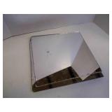 11 Mirrored Glass Panes, 12" x 12"