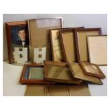 Mixed Lot of wood and Glass Picture Frames