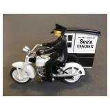 Collectible Sees Candies Die Cast Metal Motorcycle
