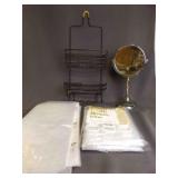 Double Sided Freestanding Mirror 1 Side Magnified