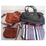 4 Pre-Owned Mixed Lot of Handbags