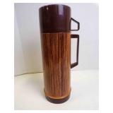 Aladdin wood Accent Metal Thermos