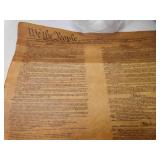 Reproduction Constitution Made to Look OLD