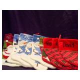 9 Mixed Lot of Christmas Stockings