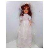Vintage UNEEDA 20" Tall Bride Doll, Redressed