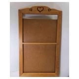 Vintage Wood Wall Calendar Frame Holder