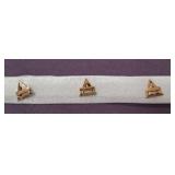 3 Vintage Gold Filled Service Pins NORTHROP