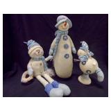 Christmas Themed Snowman Plushies