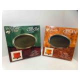 2 NEW Large 7ï¿½" Metal Candle Holders