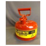 One Gallon Justrite Safety Gas Can