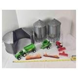 Toy Farm scene; Large silo (8" tall)