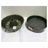 9.5" Wilton Spring Form Pan, Bundt Pan-both look