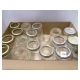 18 canning 1 pint jars-Kerr Mason Ball