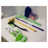 Cleaning tools, scrubbers, dusters, brushes